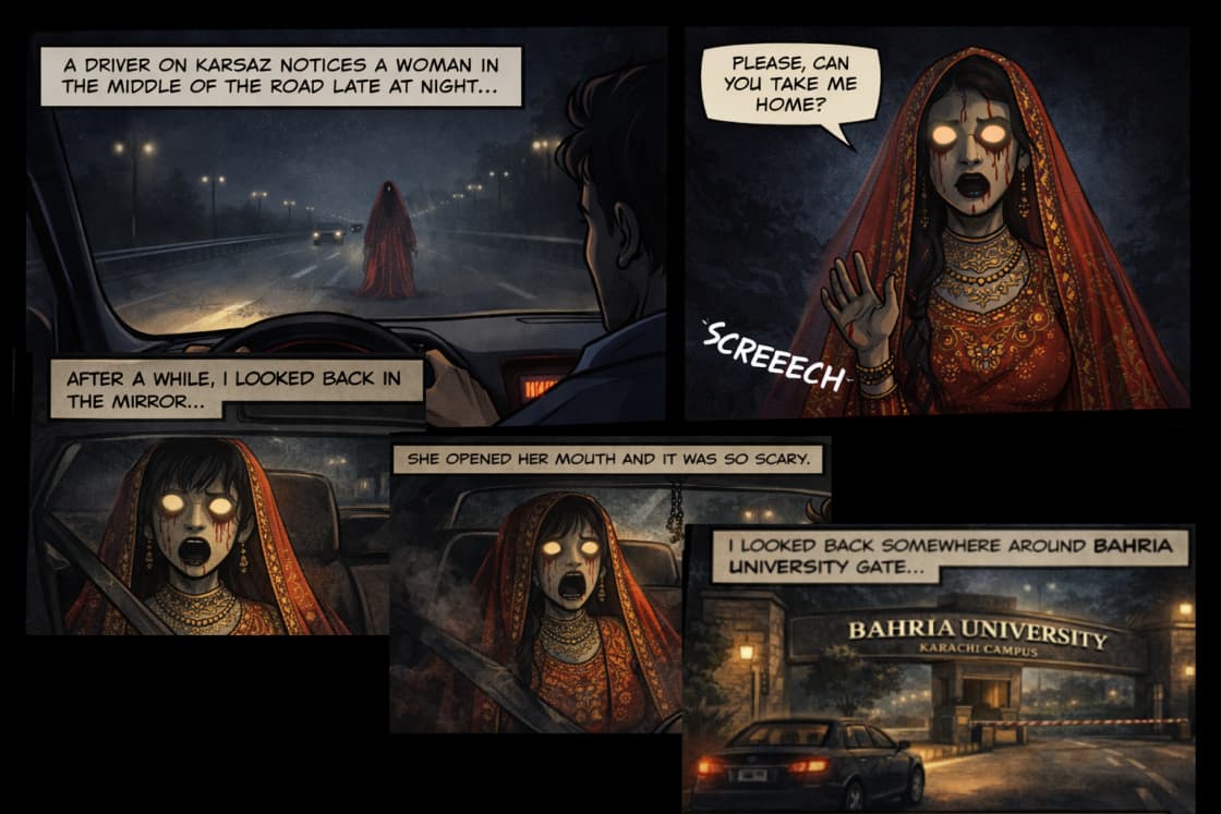 Karsaz Bride comic depiction