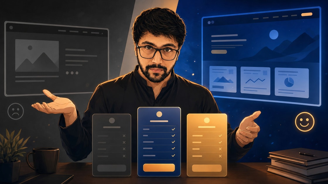 The Contrast Effect concept image for behavioural web design